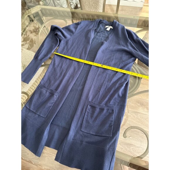 Nine West Womens Open Front Cardigan Sweater With Pockets Medium - Picture 5 of 7